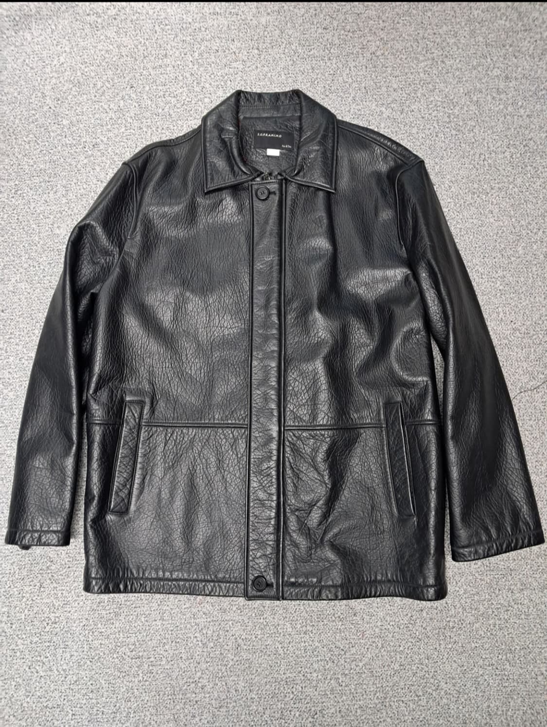 빈티지 레더 카코트 자켓 상품이미지1