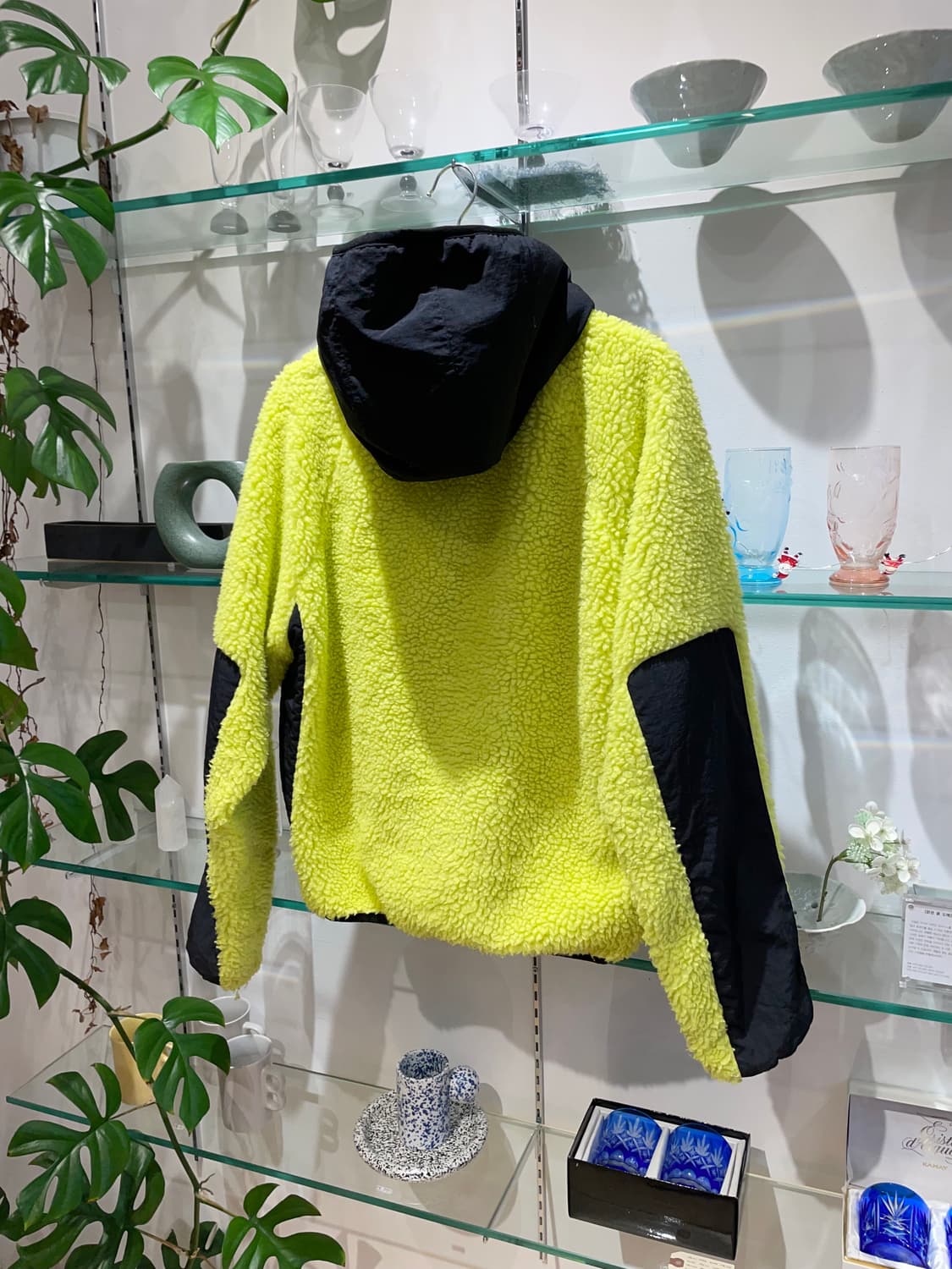 스투시 sherpa paneled hooded jacket 상품이미지5