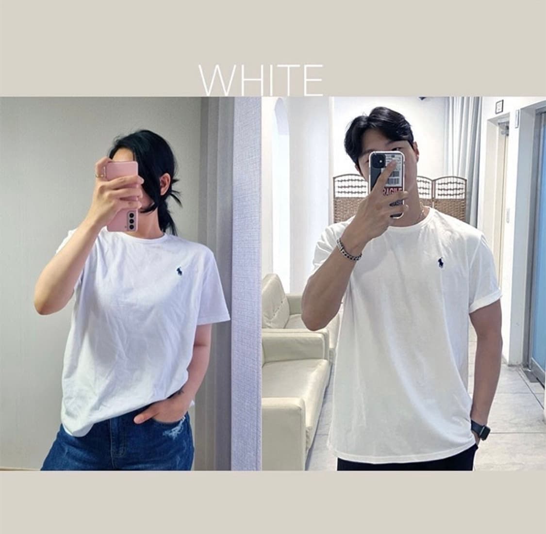 [새상품/정품] 폴로 남여공용 반팔티 상품이미지7
