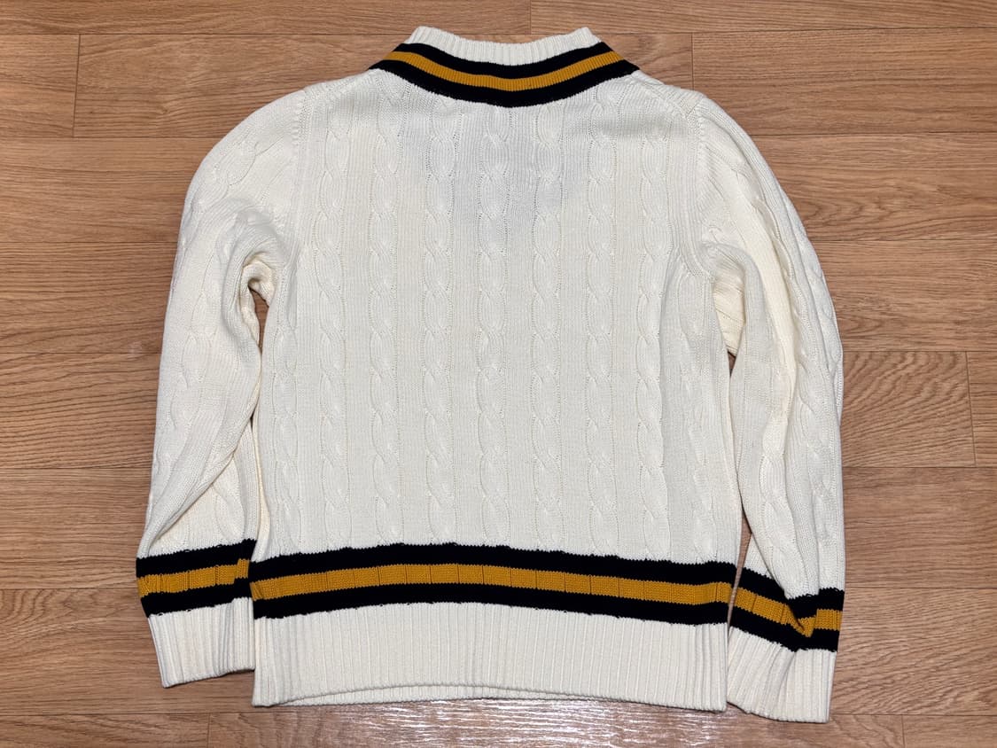 리넥츠 케이블 니트 코튼 크리켓 스웨터 상품이미지2