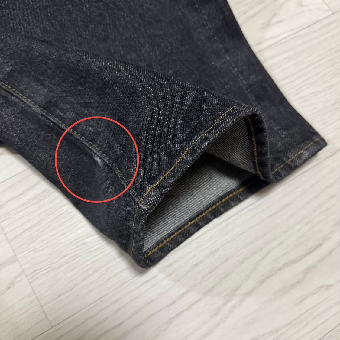 리바이스 X 빔즈 슈퍼 와이드 데님 블랙 (34 X 32) 상품이미지8