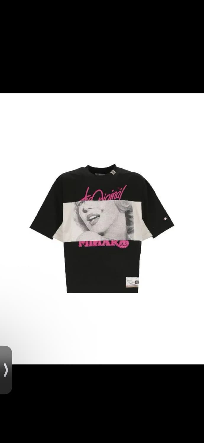 미하라 야스히로 챔피온 프린팅 로고 반팔티 블랙 46 상품이미지2