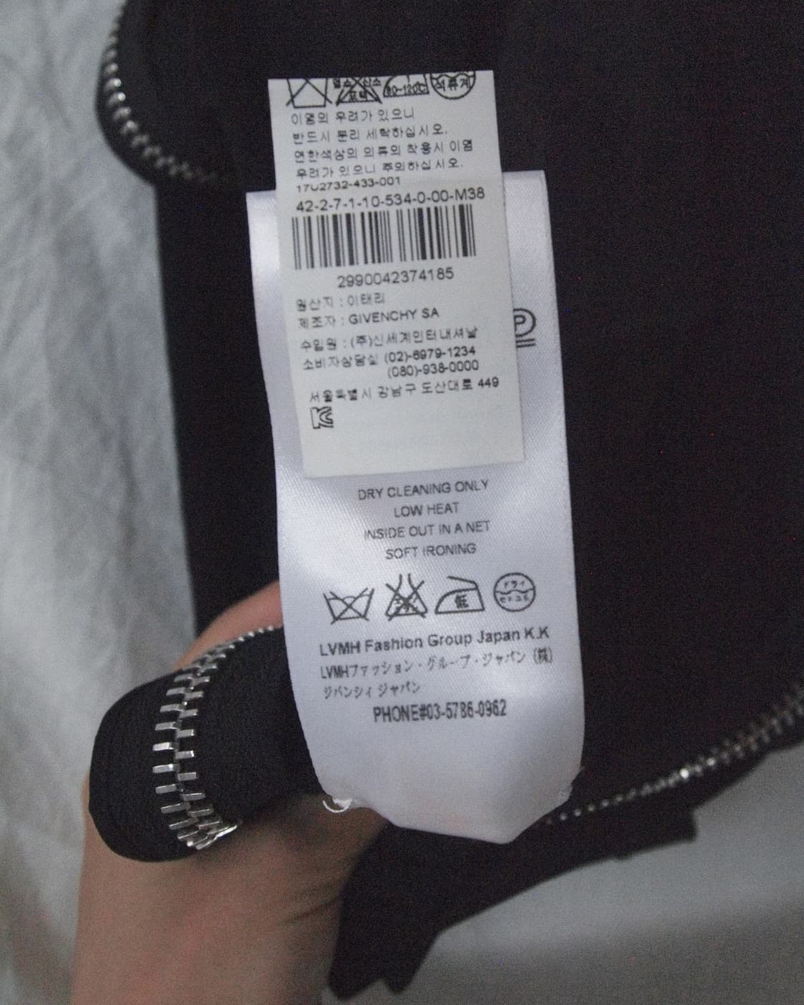 지방시 20SS 런웨이 asymmetric 원지퍼 드레스 원피스 상품이미지8