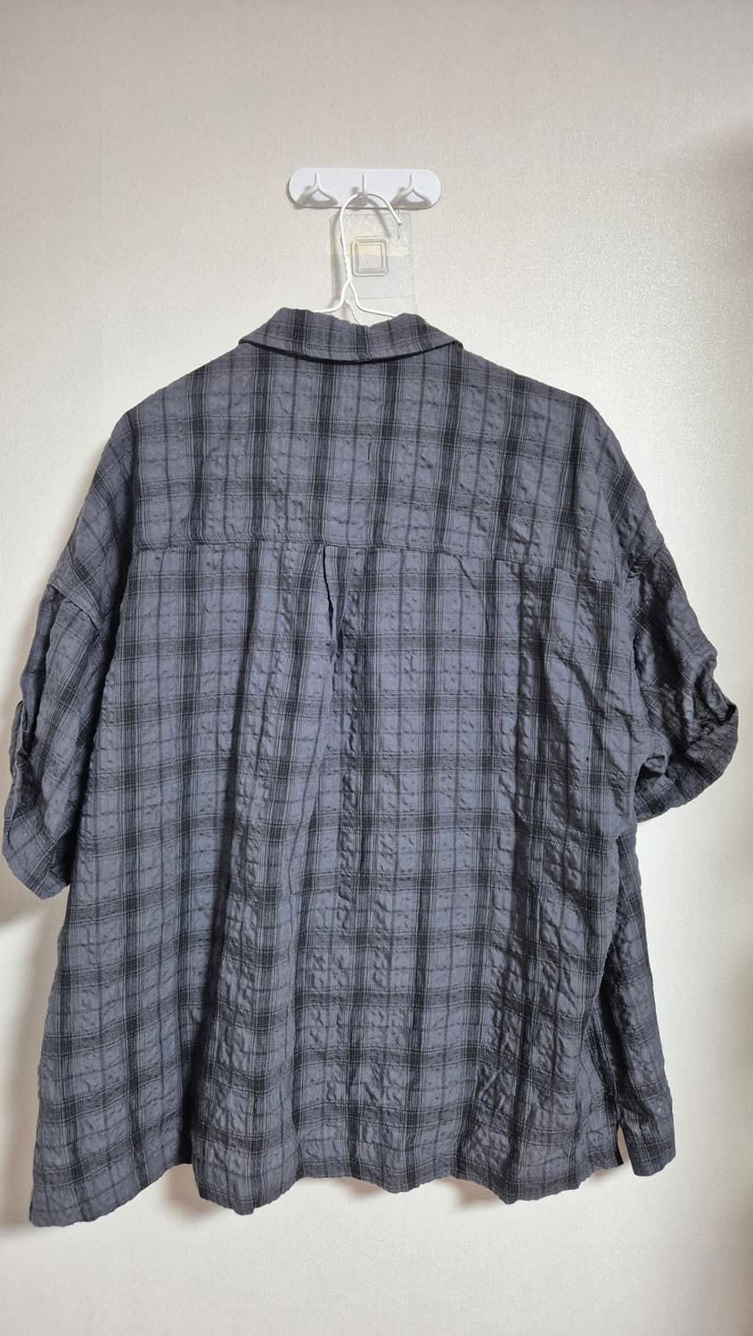 파르티멘토 반팔 체크 셔츠 상품이미지2