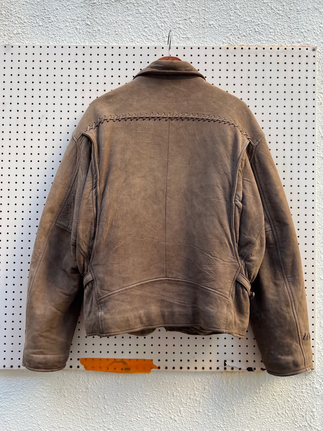 90s CLOSED SUEDE LEATHER BOMBER 스웨이드가죽자켓 상품이미지2