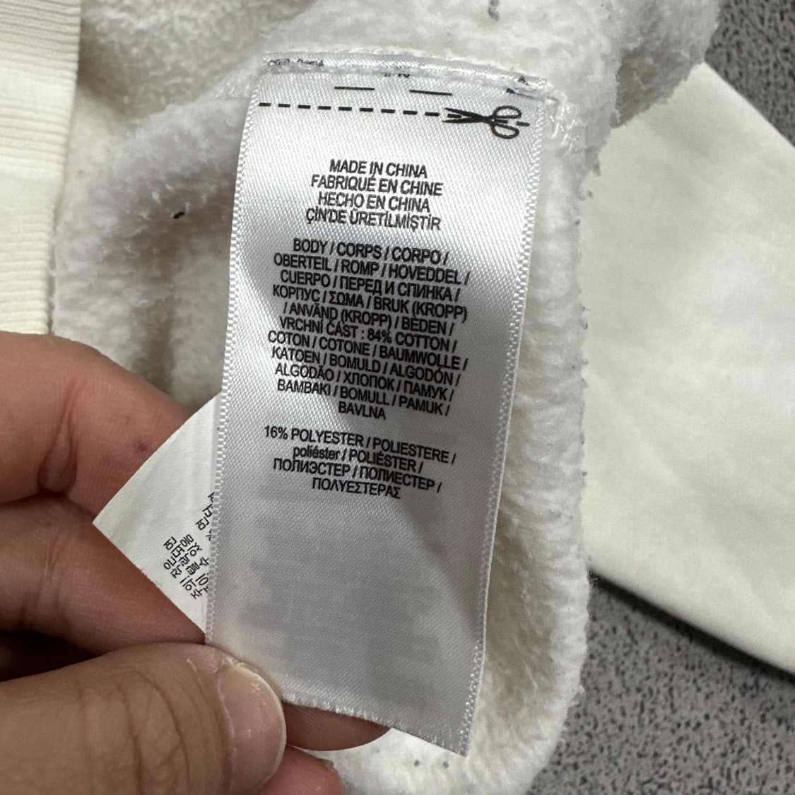 ✨ (바배) 폴로 랄프로렌 화이트 기모 후드 집업  상품이미지5