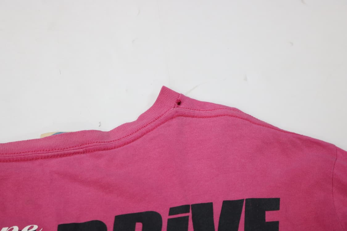 빈티지 핫핑크 "FIVE DRIVE" 그래픽 롱슬리브 티셔츠 (L) 상품이미지5