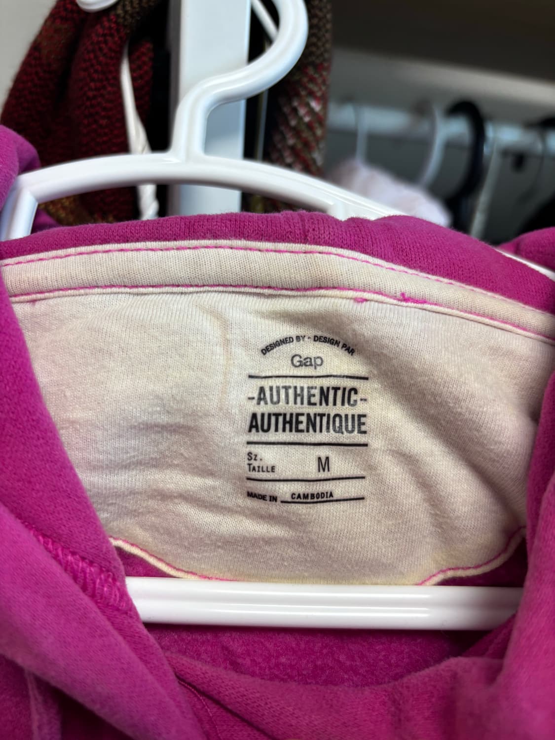 갭 GAP 핑크색 분홍색 후드티셔츠 🎀 상품이미지2