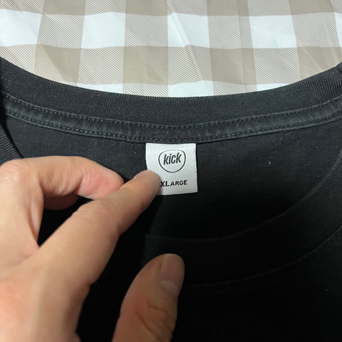 네스티킥 반팔 XL 검정 블랙 스트릿 105 상품이미지2