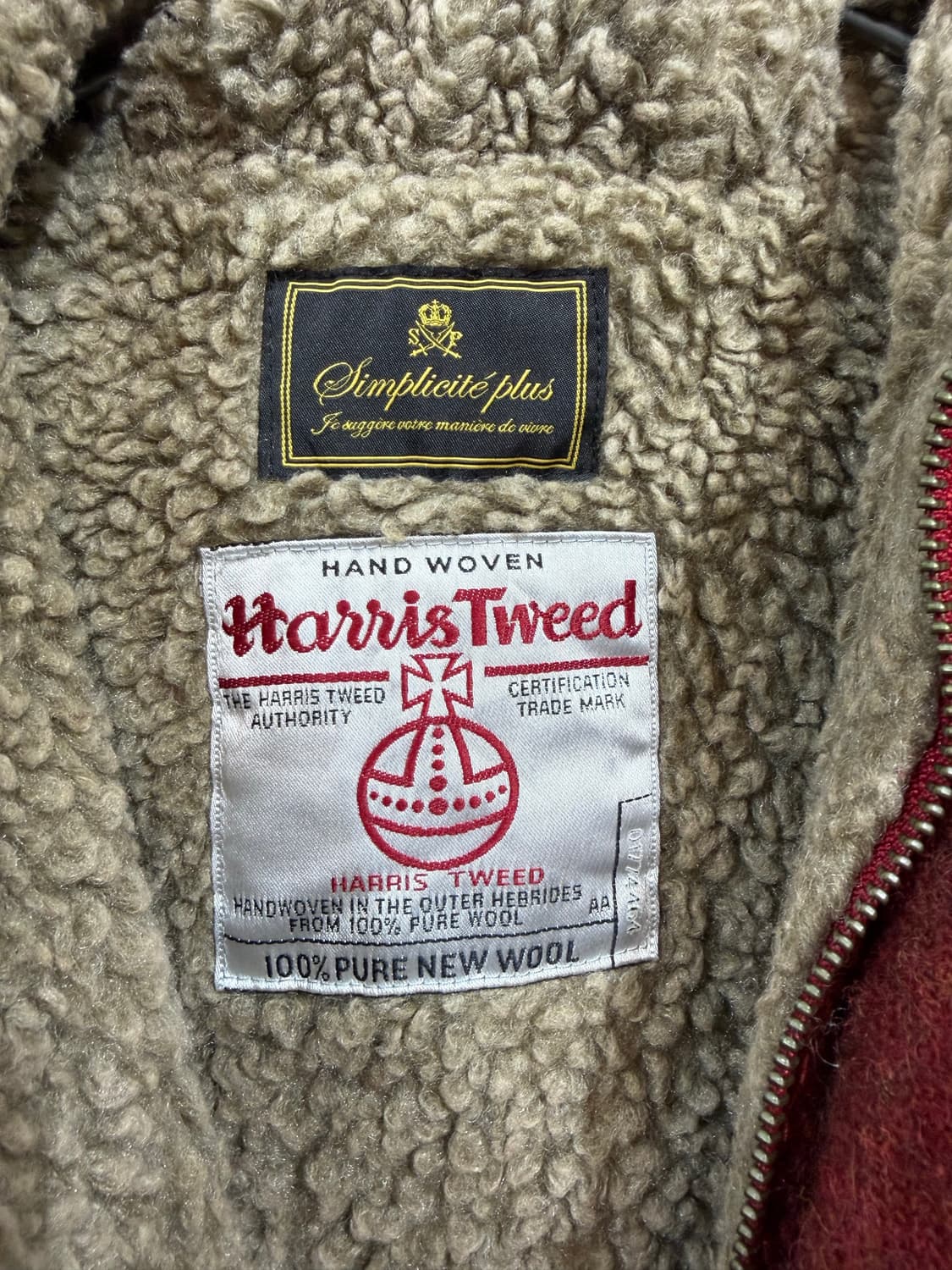 Simplicite plus Harris Tweed 해리스트위드 울 자켓 상품이미지6