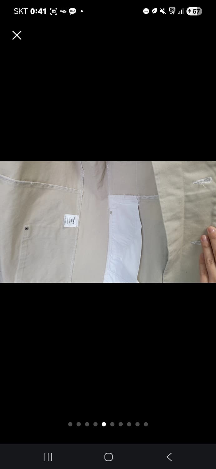 누아클레 옥스퍼드 워크자켓 새상품 상품이미지5