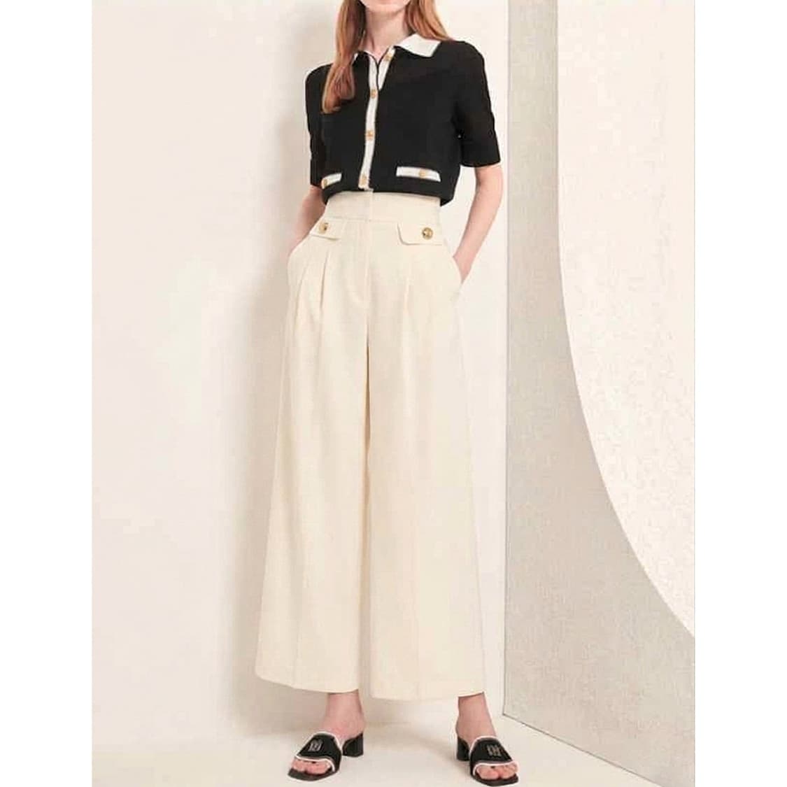 마인 백 밴딩 투턱 팬츠 상품이미지2