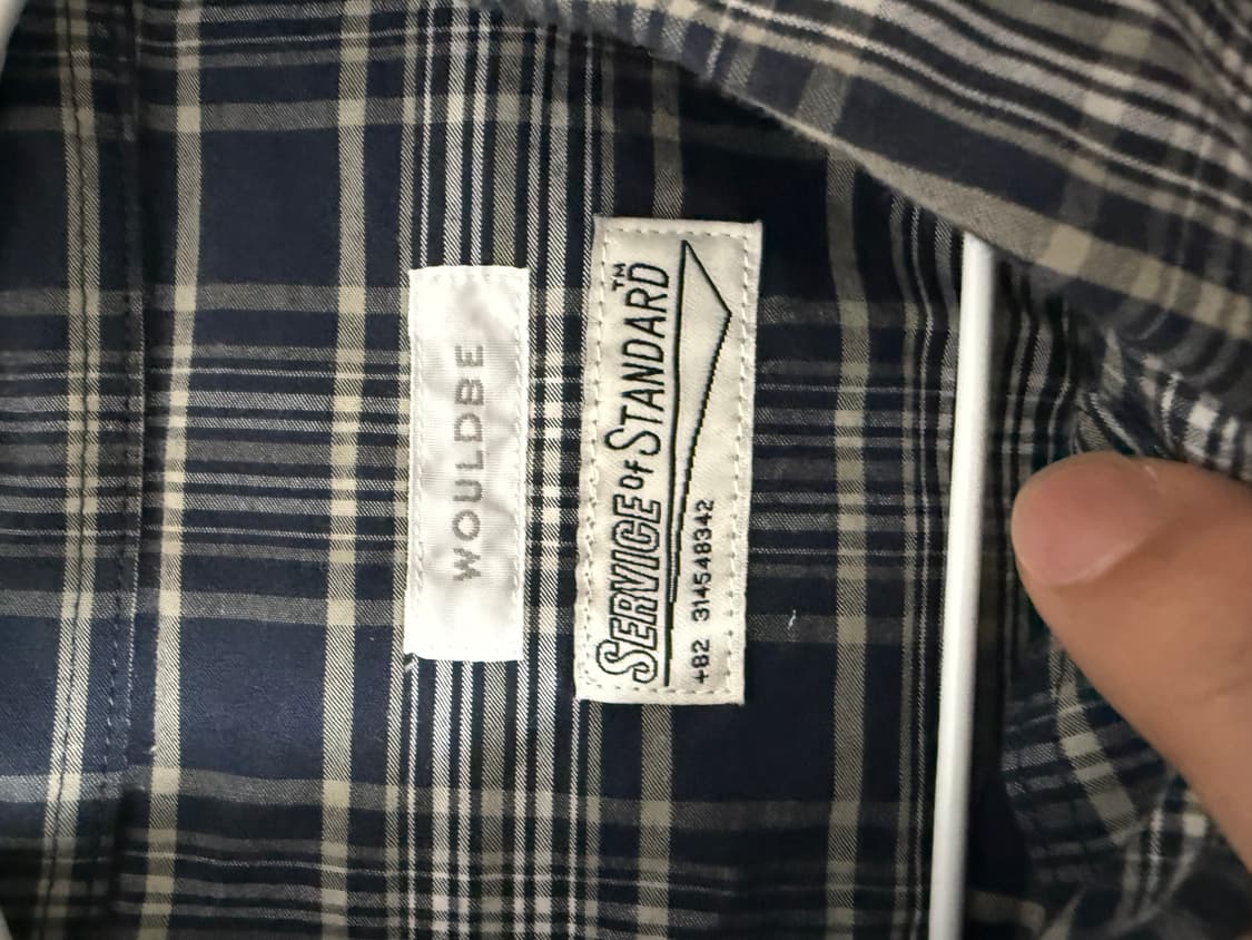 우드비 와인드 콜라보 체크셔츠 3 상품이미지3