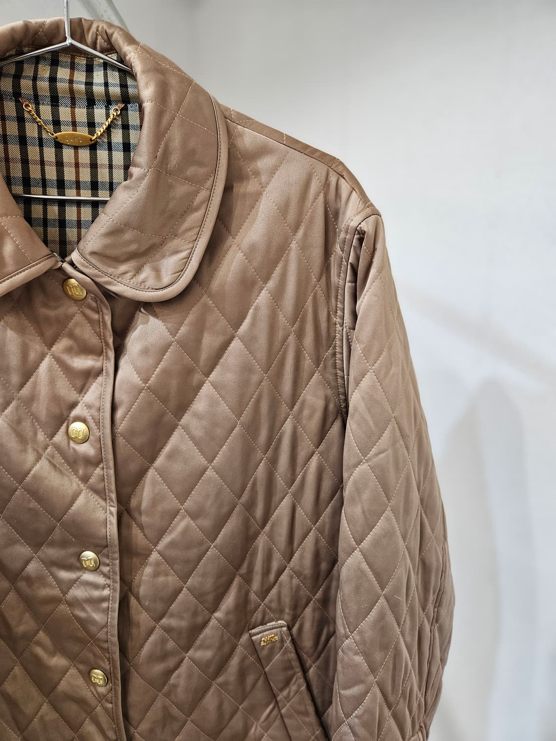 닥스 퀄팅 하프 자켓 상품이미지3