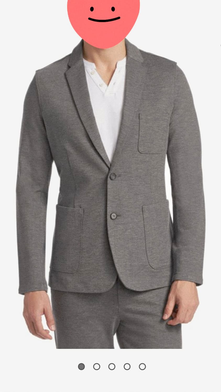 Tommy Hilfiger 타미힐피거 정장 자켓, 헤링본 면 블레이저 상품이미지1