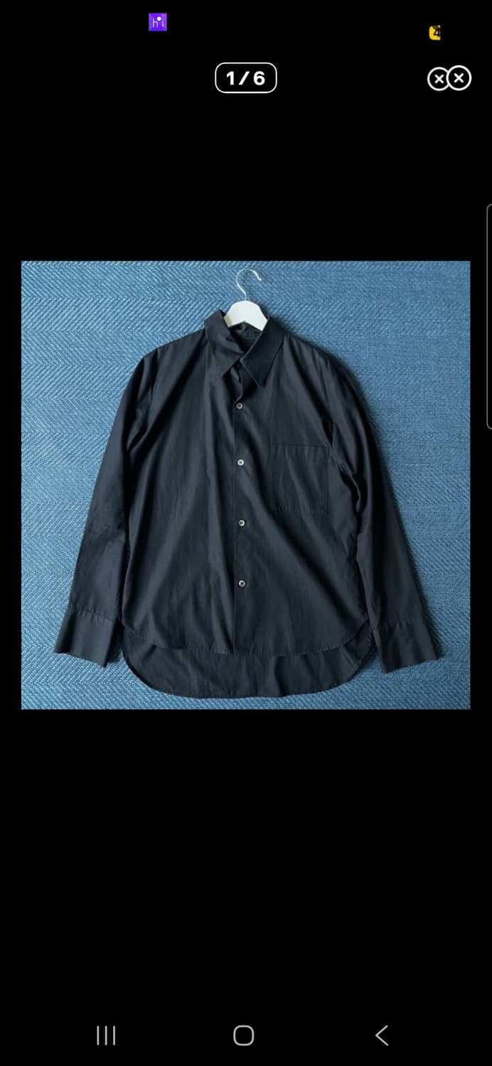 요지야마모토 Y's 블랙셔츠 상품이미지1