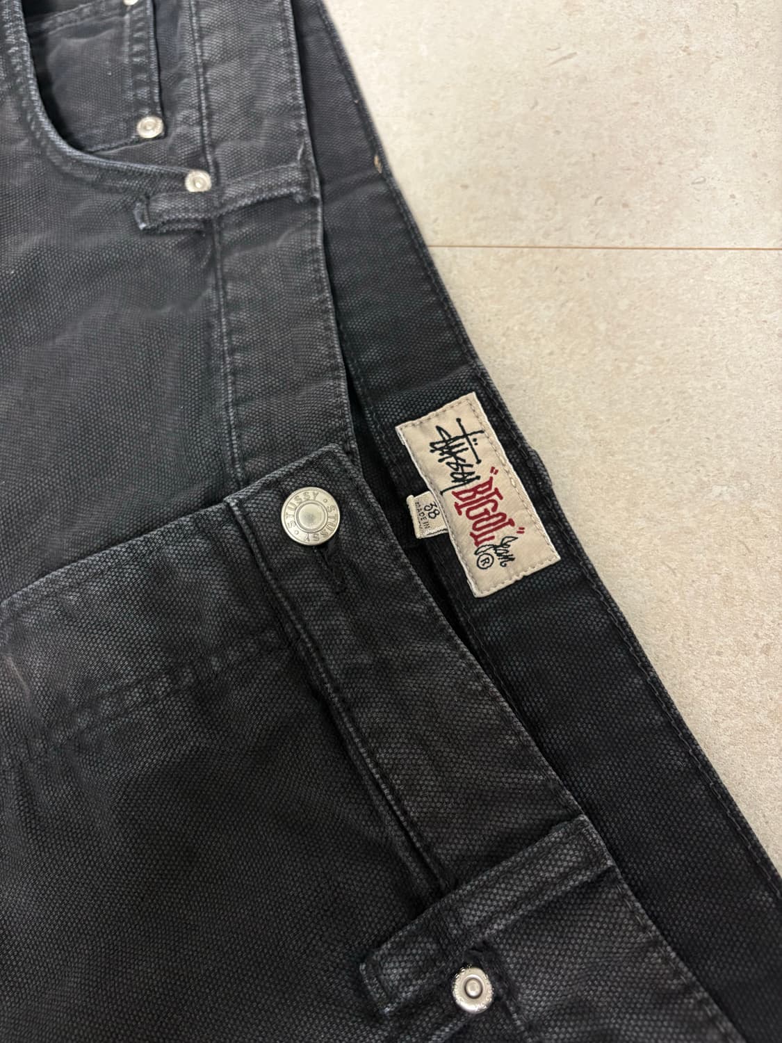 스투시 빅올진 블랙 구형 38 상품이미지7