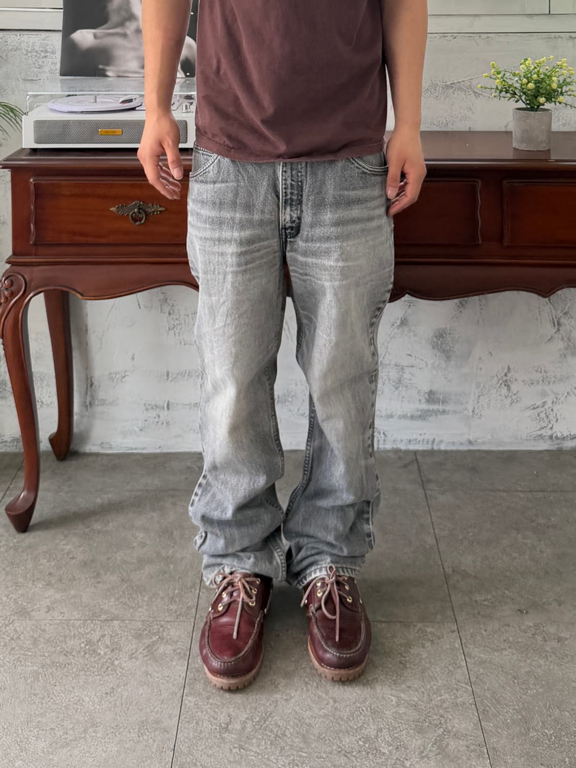 리바이스 752 오렌지탭 흑청 상품이미지2