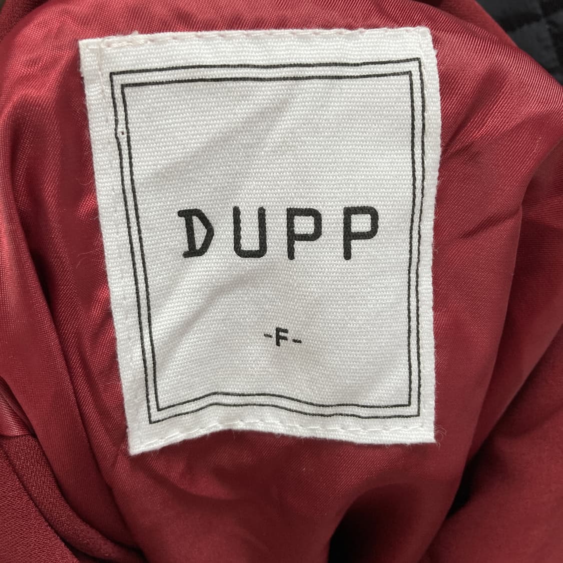 DUPP 여성 베이직 트렌치코트 레드 FREE  상품이미지4