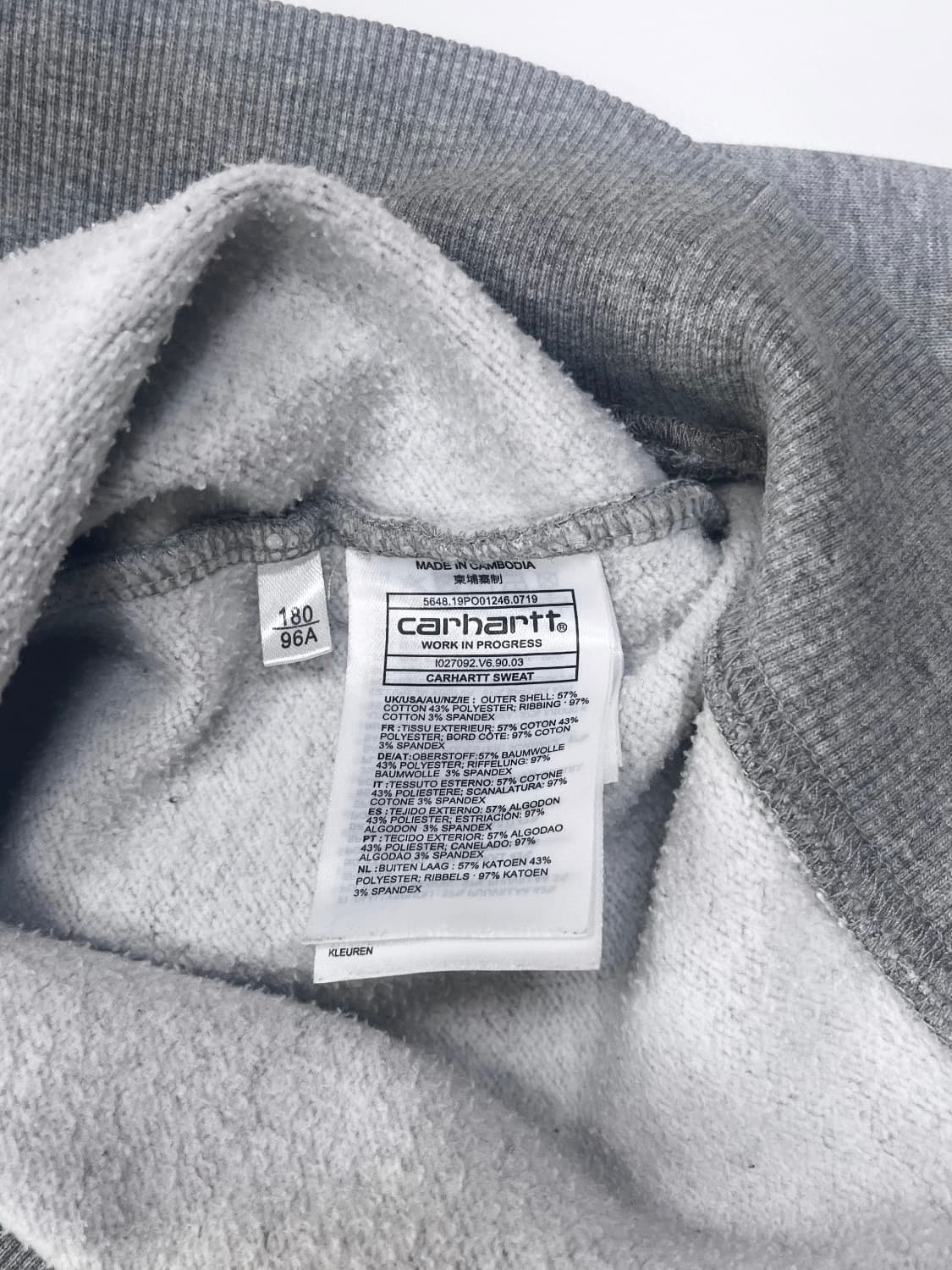 칼하트WIP 맨투맨 상품이미지3