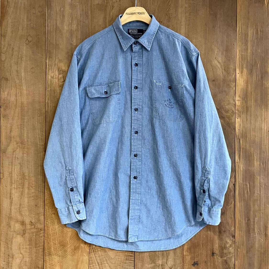 RALPH LAUREN CHAMBRAY DUNGAREE WORK SHIRT (105) 상품이미지1