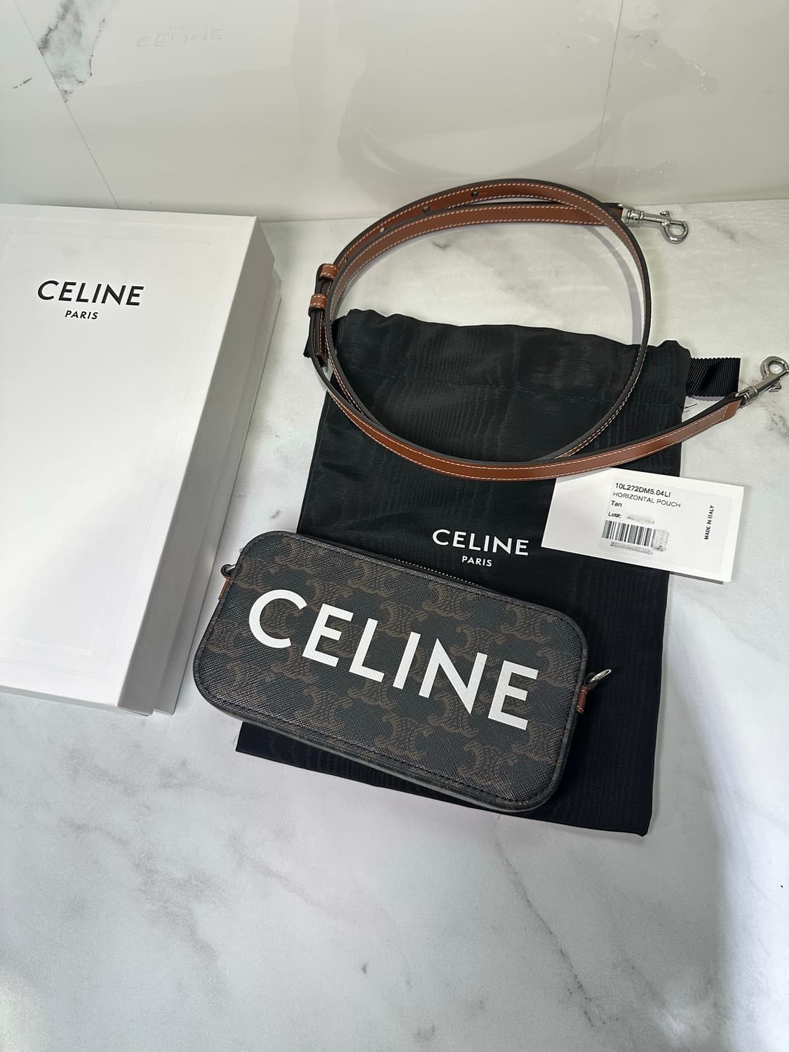 [A+ 정품] 셀린느 호리존탈 파우치 크로스백 상품이미지3