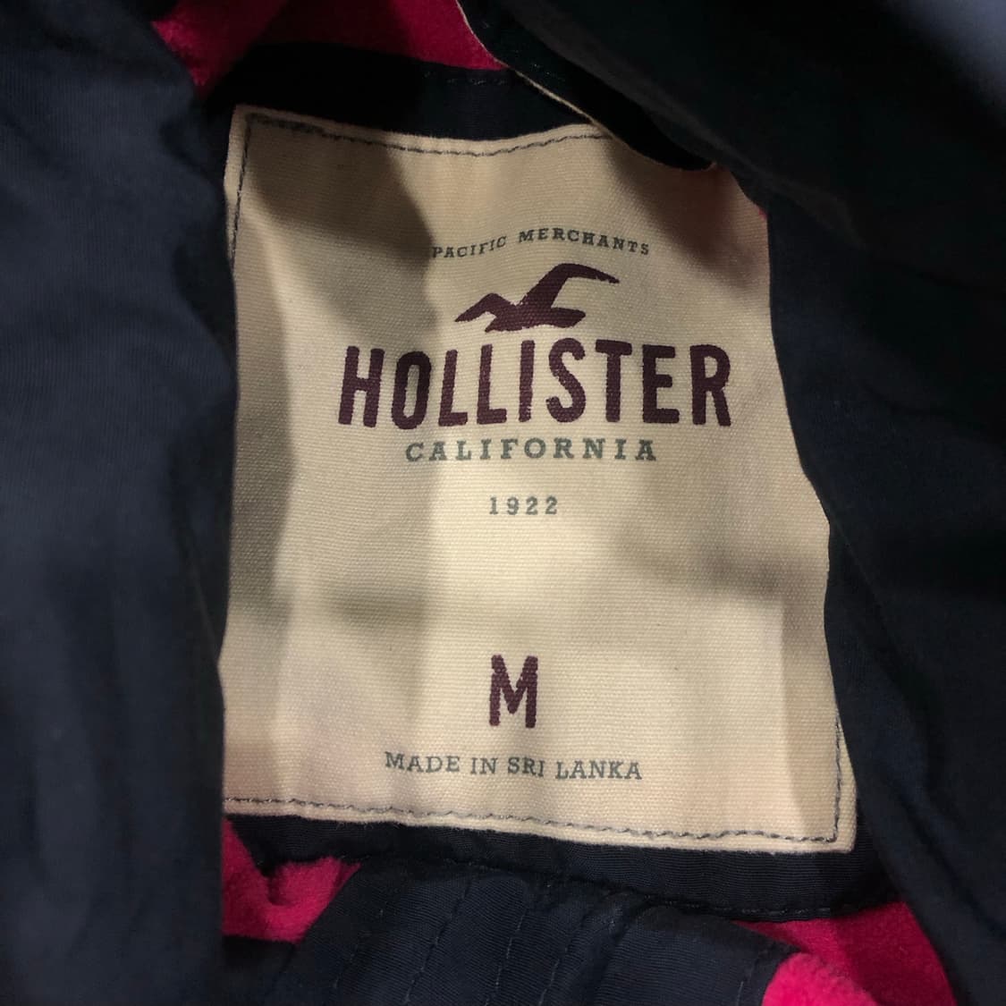 홀리스터 핑크로고 바람막이 자켓 상품이미지5