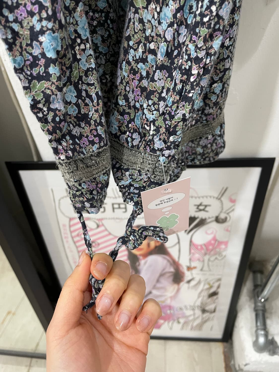 mori girl flower blouse 상품이미지9