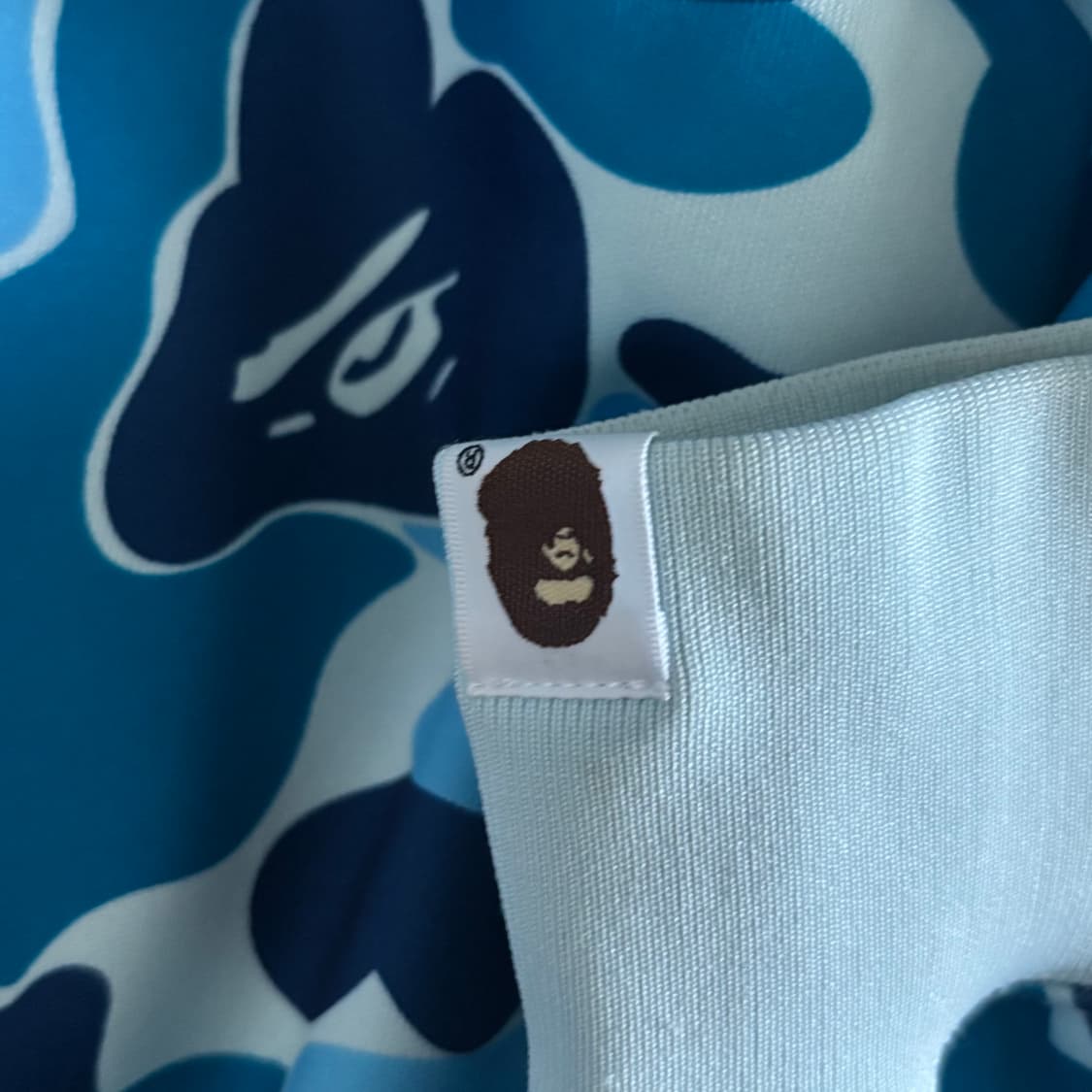 베이프 abc 카모 레이온 릴랙시드 핏 샤크 후드 상품이미지3