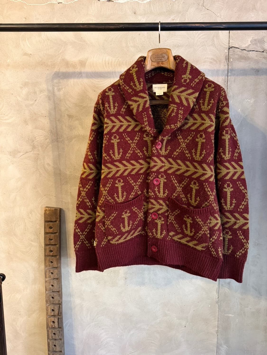 오베이 프로파간다 숄칼라 가디건 100 상품이미지10