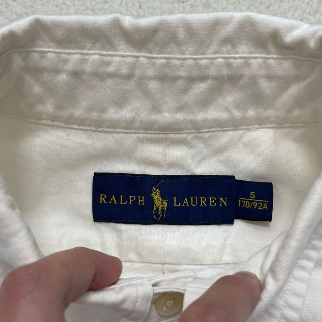 POLO BY RALPH LAUREN 옥스포드 셔츠 화이트 S 상품이미지5