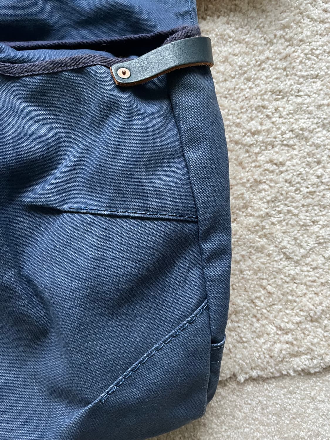 90s 노스마린드라이브 인디고 메일백 상품이미지9