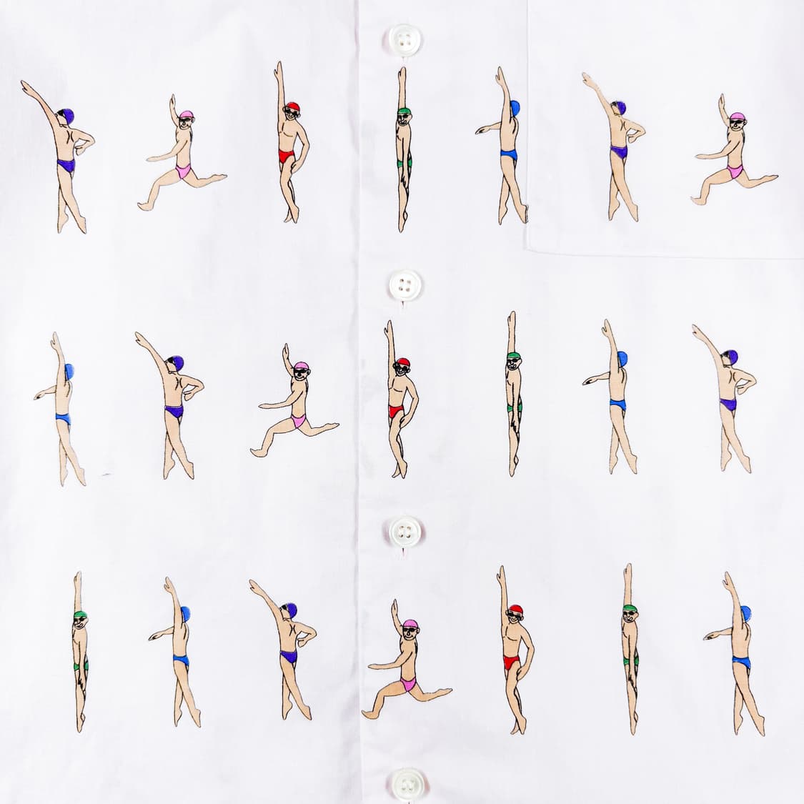 이세이미야케 1995 swimmer 셔츠 상품이미지4