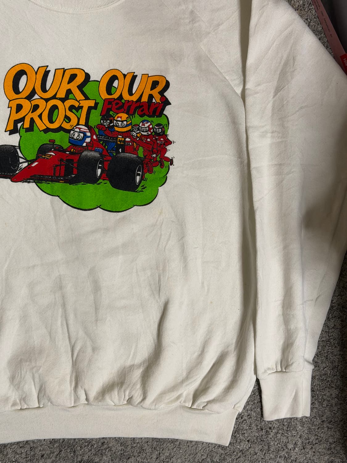 80s 프룻오브더룸 래글런 스웻셔츠 상품이미지4