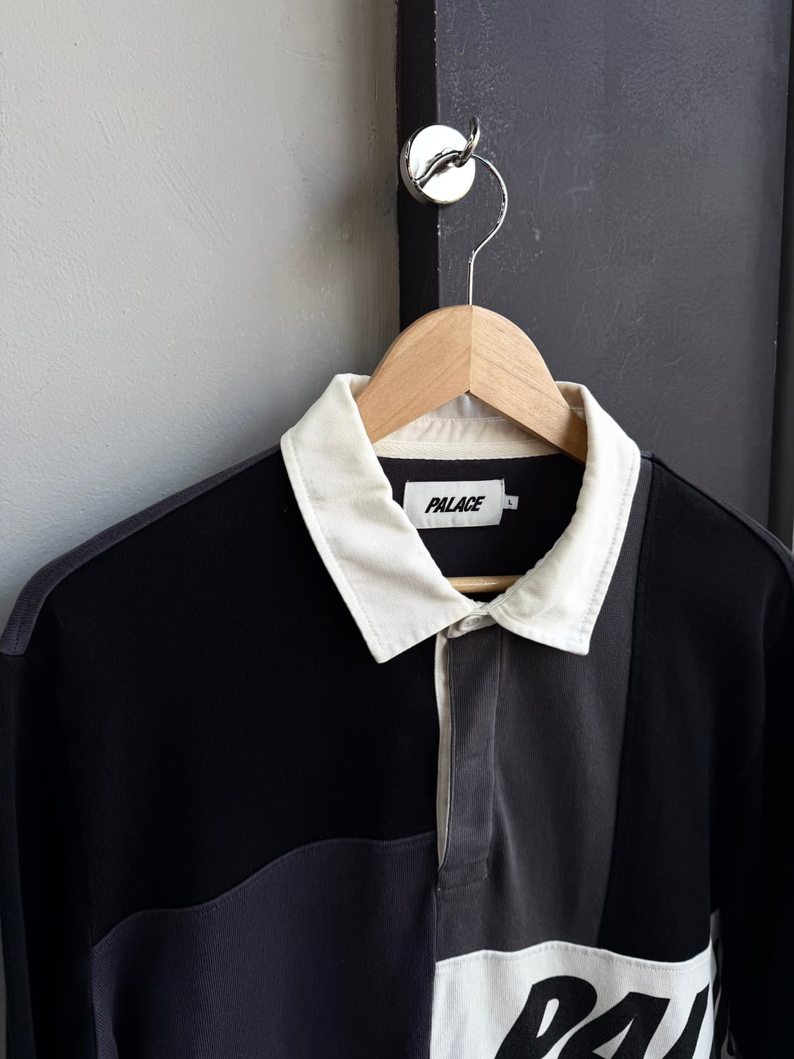 L/ 팔라스 패치워크 럭비 PK 반팔 상품이미지3