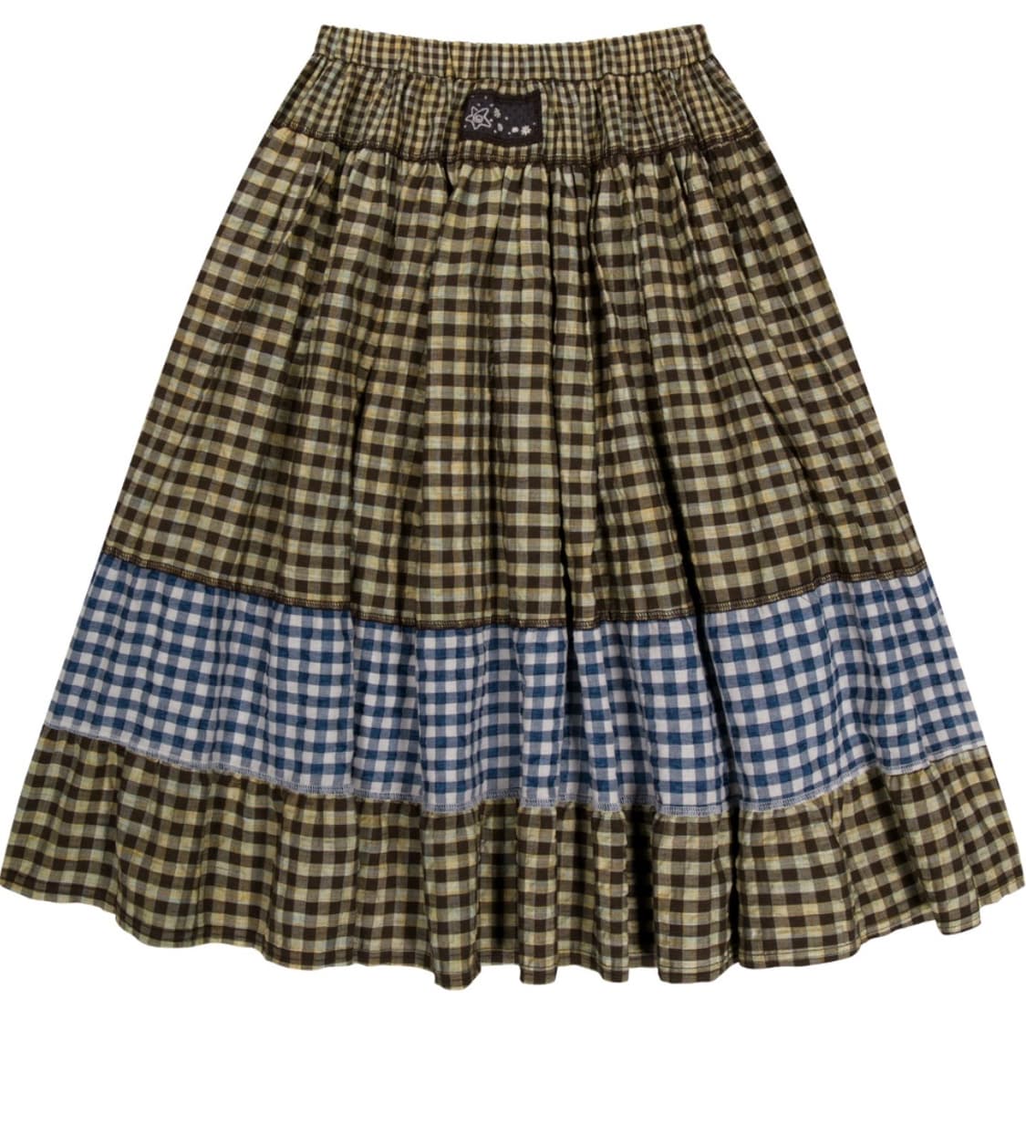 coyseio MORI CHECK SKIRT BROWN 상품이미지2