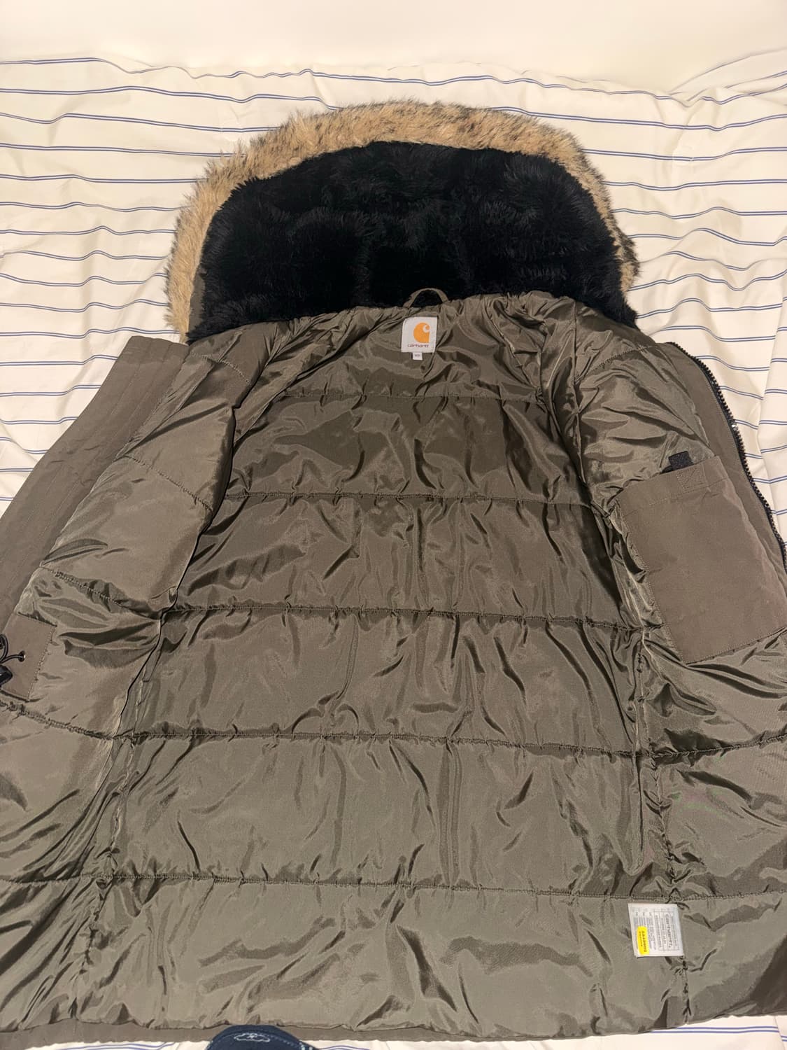 칼하트 카키 앵커리지 패딩 XS 상품이미지4