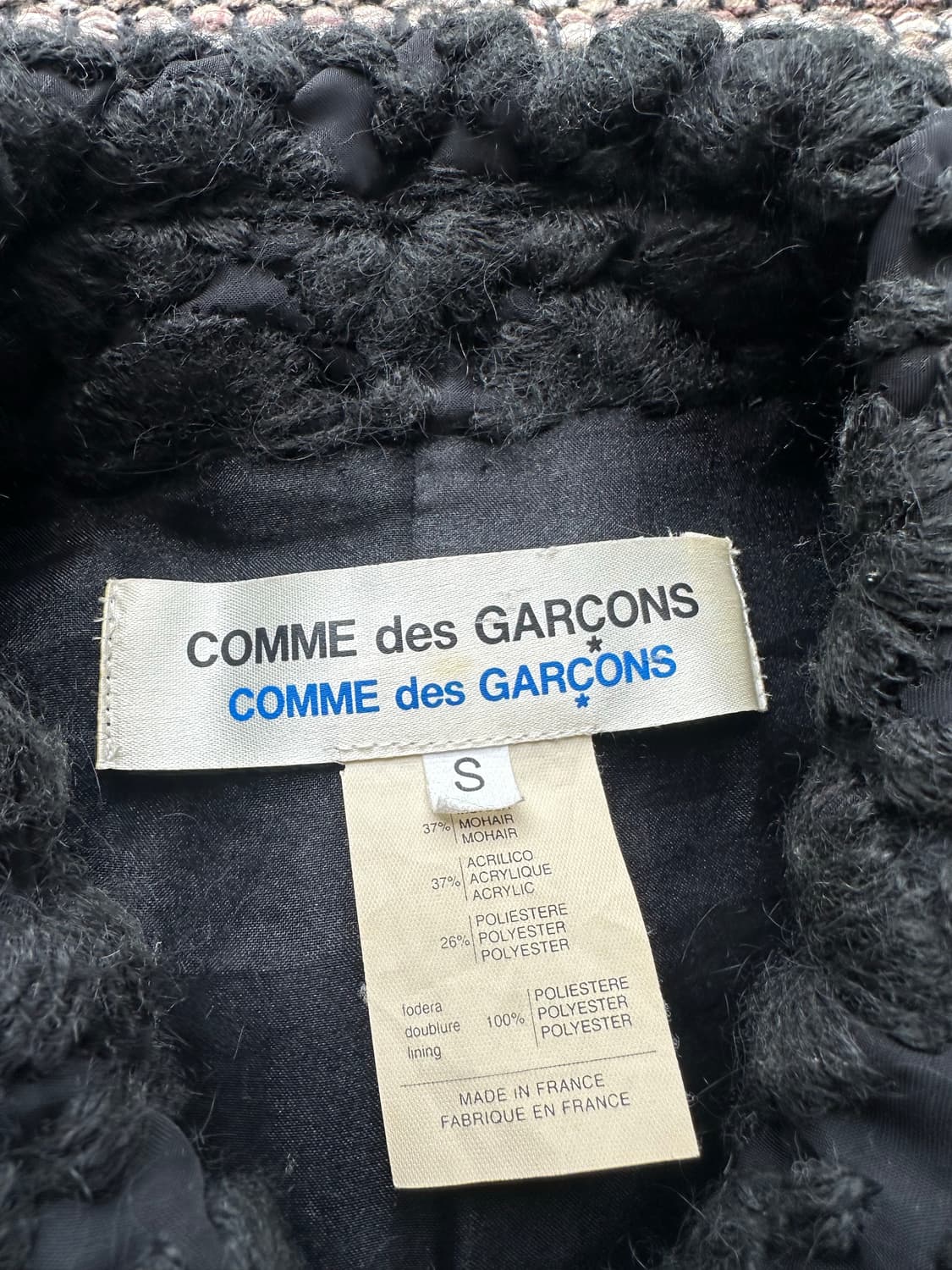 꼼데가르송 꼼데가르송 플로랄 모헤어 가디건 s 상품이미지3