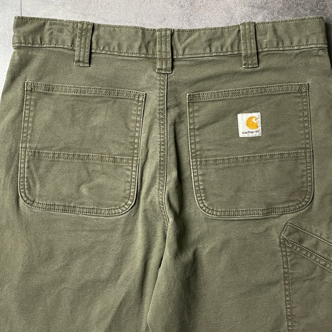 CARHARTT 칼하트 카키 루즈핏 유틸리티 워크 하프팬츠 A01163 상품이미지7