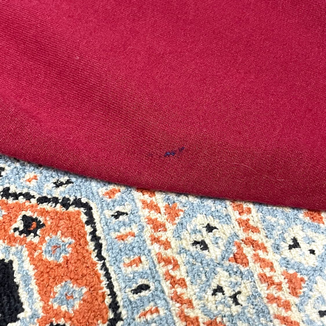 챔피온 USA 아이오와주 로고 레드 기모 맨투맨 남성S 상품이미지4