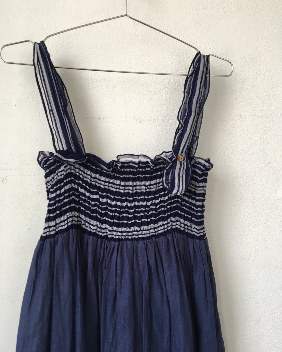 Embroidery point sleeveless one piece 상품이미지4