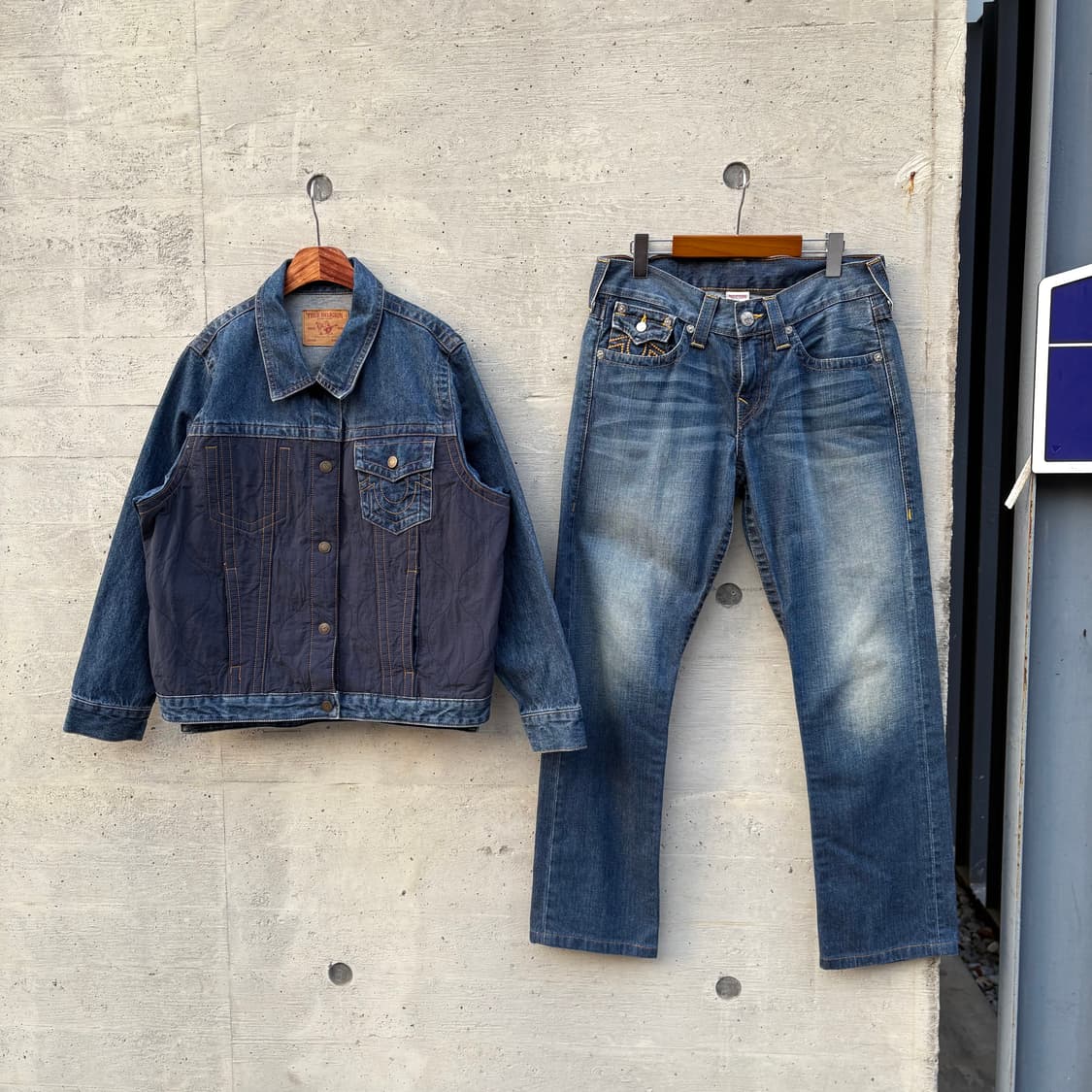 트루릴리전 나일론 데님 믹스 자켓 상품이미지10