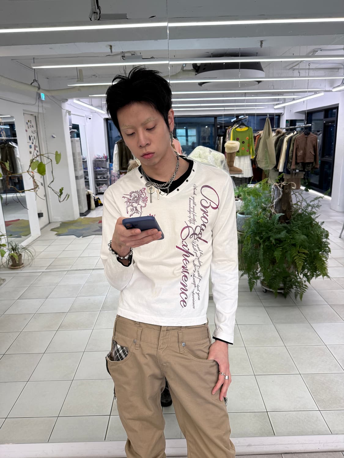 layered lettering t-shirt 상품이미지2