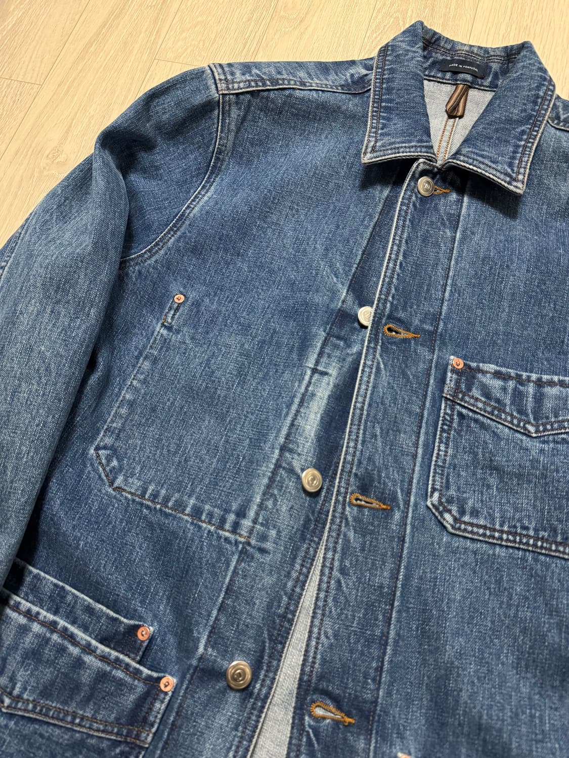 드레익스 데님 초어자켓 블리치 38사이즈 상품이미지3