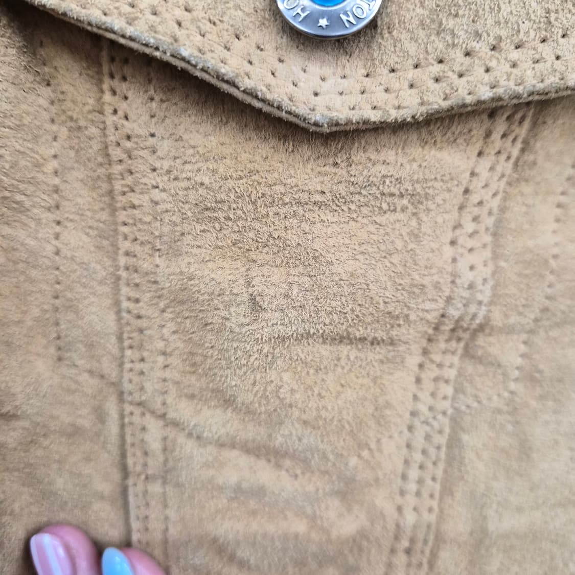 버버리 스웨이드 브라운 자켓 여성 M 상품이미지4