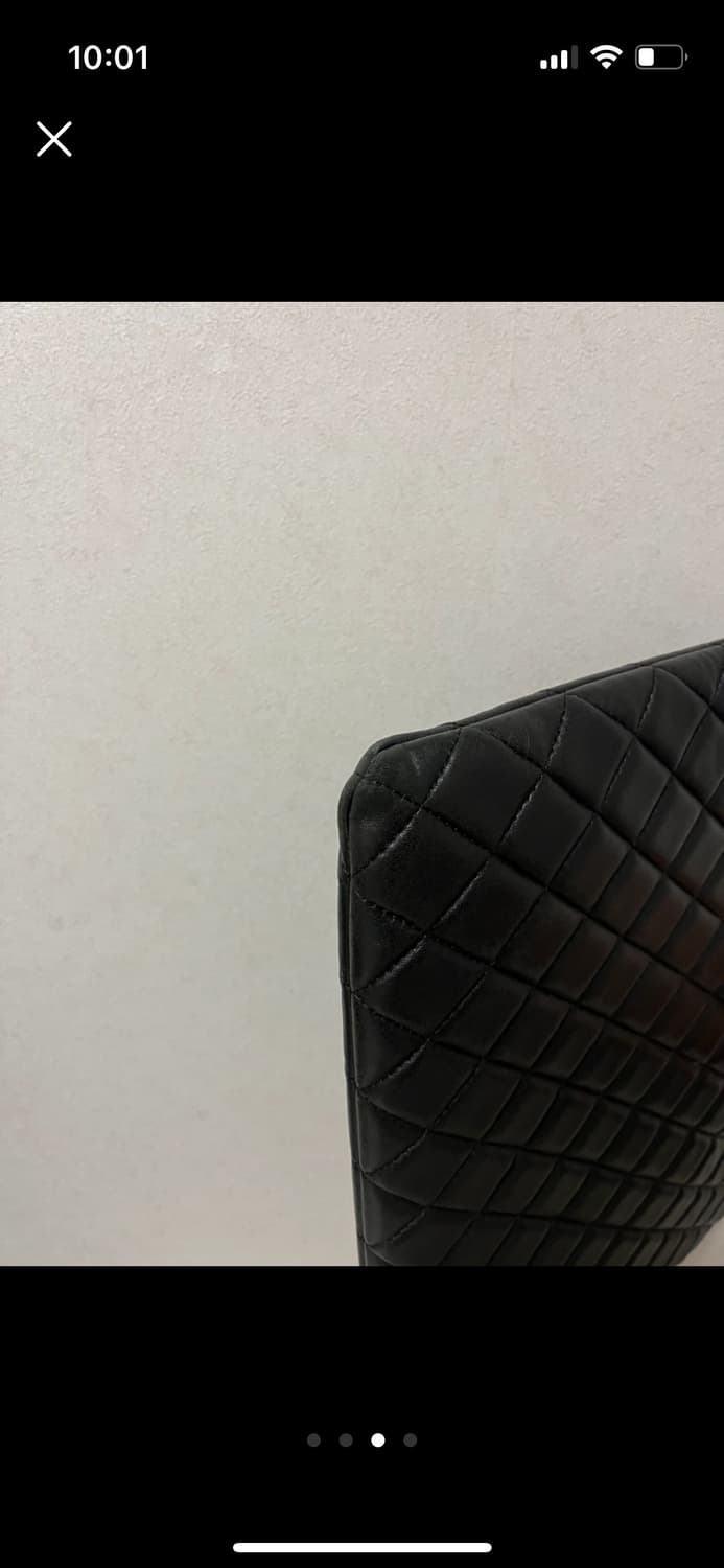 샤넬 램스킨 클러치백 블랙 상품이미지3