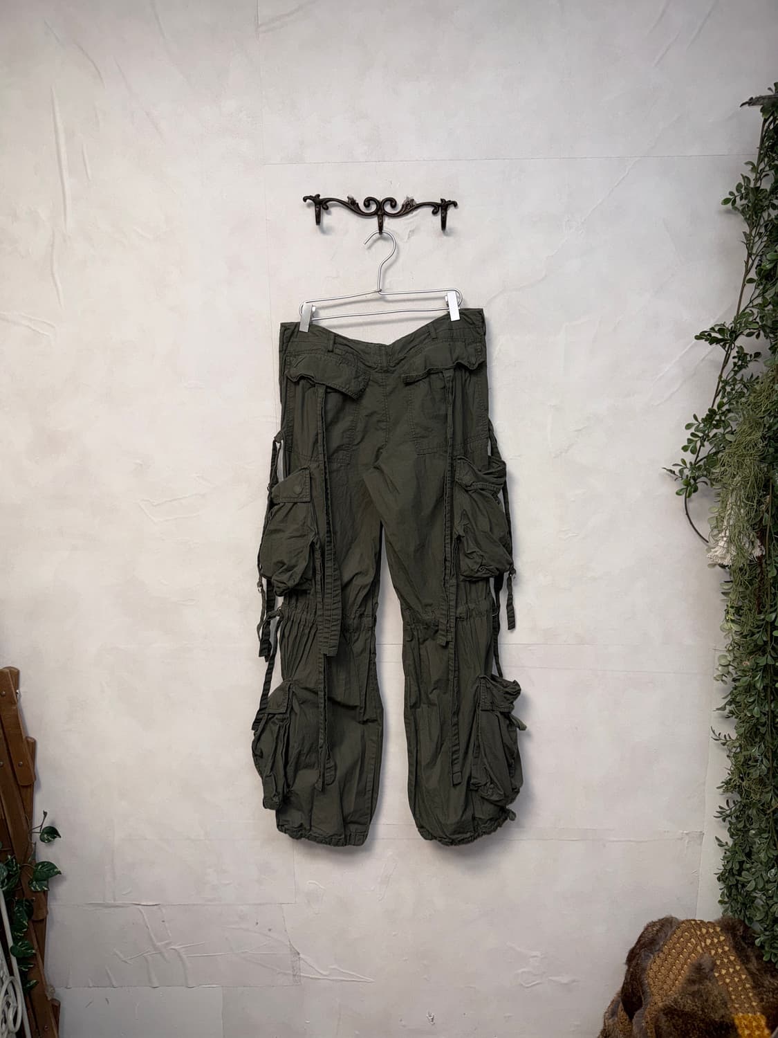 Codes Combine multi pocket shirring 카고팬츠 상품이미지5