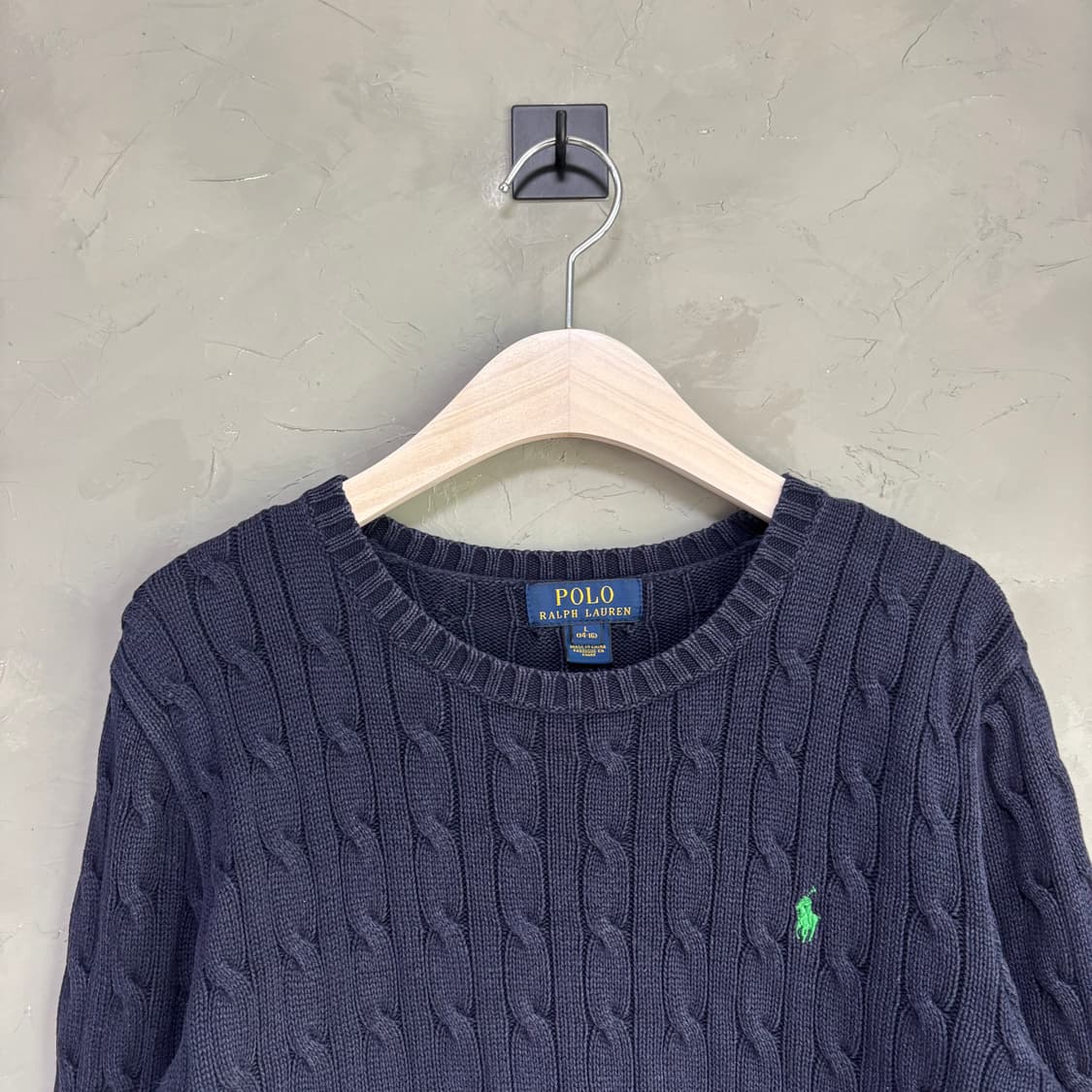 폴로 랄프로렌 꽈배기 니트 네이비 상품이미지2