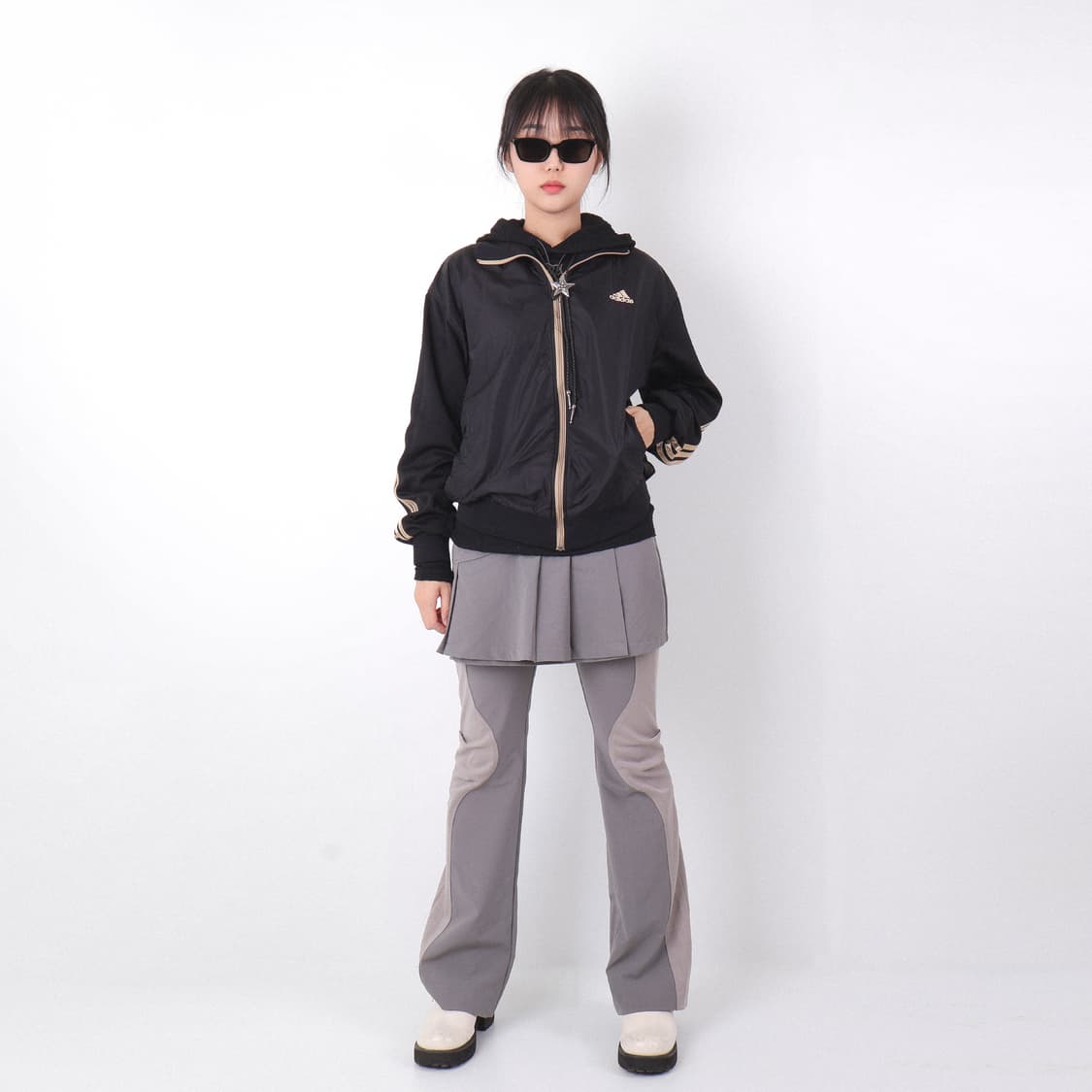 골드 스트라이프 아디다스 트랙자켓 상품이미지1