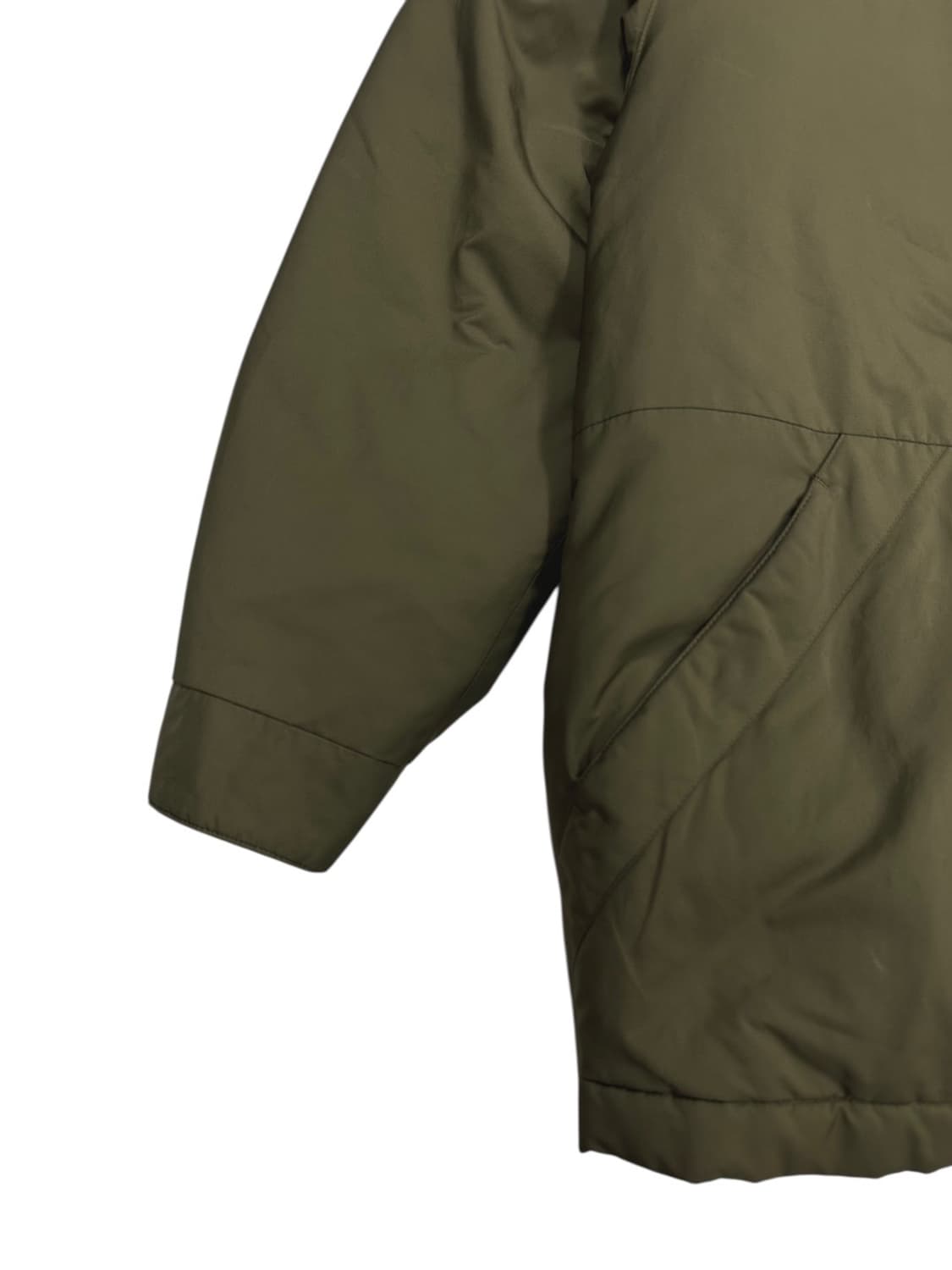 00s YSL 생로랑 구스다운 패딩 카키 (XXL)  상품이미지5